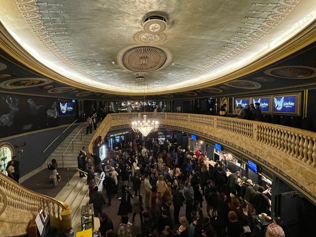 The theatre lobby