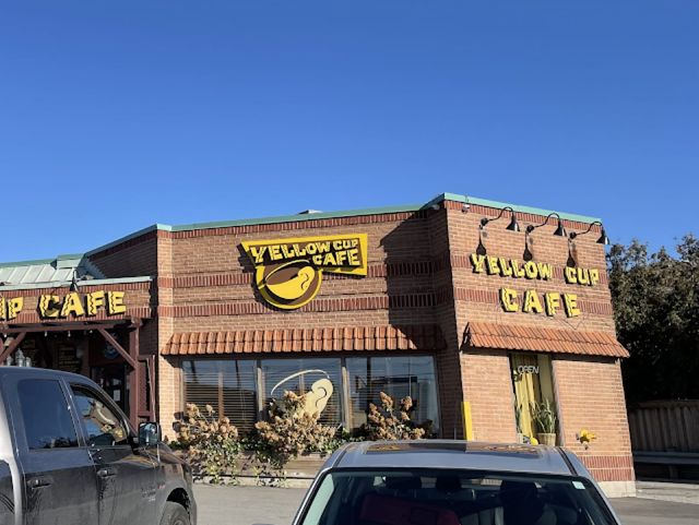 Seating at Yellow Cup Cafe