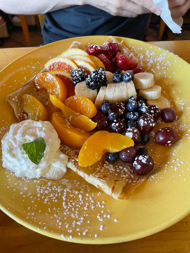 Fresh Seasonal Fruit Crepes